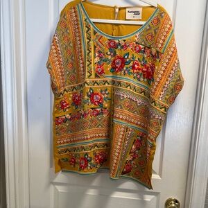 Savanna Jane Multicolor Embroidered Blouse